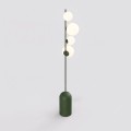 Lampa podłogowa ETNO LP4 OLIVE GREEN – oliwkowa, 4 × G9