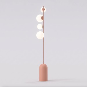 Lampa podłogowa ETNO LP4 CORAL – koralowa, 4 × G9