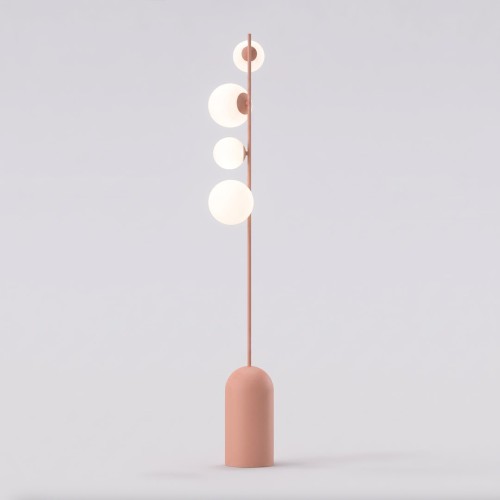 Lampa podłogowa ETNO LP4 CORAL – koralowa, 4 × G9