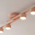 Lampa sufitowa FRAGMENT 4 CORAL – oliwkowa zieleń i nowoczesny design