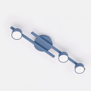 Lampa sufitowa FRAGMENT 3 DUSTY BLUE – nowoczesna forma, niebieskie