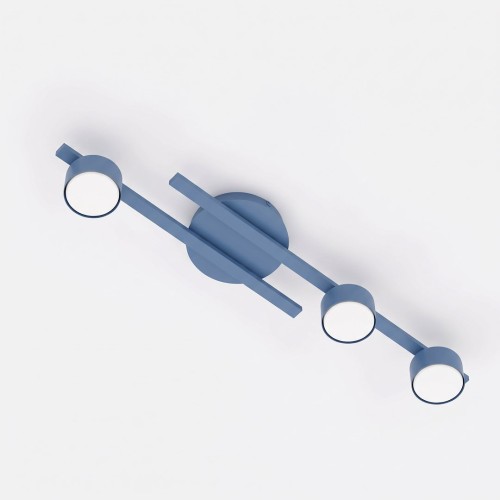 Lampa sufitowa FRAGMENT 3 DUSTY BLUE – nowoczesna forma, niebieskie
