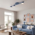 Lampa sufitowa FRAGMENT 3 DUSTY BLUE – nowoczesna forma, niebieskie