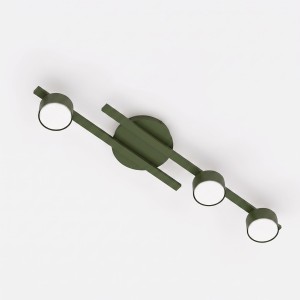 Lampa sufitowa FRAGMENT 3 OLIVE GREEN – oliwkowa zieleń