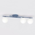 Lampa sufitowa KAIRO 3 DUSTY BLUE – błękitna, 3 × E14