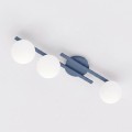 Lampa sufitowa KAIRO 3 DUSTY BLUE – błękitna, 3 × E14