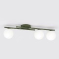 Lampa sufitowa KAIRO 3 OLIVE GREEN – oliwkowa, 3 × E14