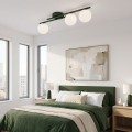 Lampa sufitowa KAIRO 3 OLIVE GREEN – oliwkowa, 3 × E14