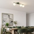 Lampa sufitowa KAIRO 3 OLIVE GREEN – oliwkowa, 3 × E14