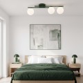 Lampa sufitowa KAIRO 3 OLIVE GREEN – oliwkowa, 3 × E14