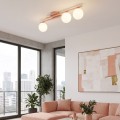 Lampa sufitowa KAIRO 3 CORAL – koralowa, 3 × E14