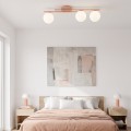 Lampa sufitowa KAIRO 3 CORAL – koralowa, 3 × E14