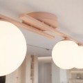 Lampa sufitowa KAIRO 3 CORAL – koralowa, 3 × E14
