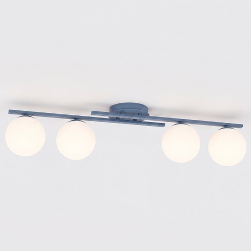 Lampa sufitowa KAIRO 4 DUSTY BLUE – błękitna, 4 × E14
