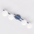 Lampa sufitowa KAIRO 4 DUSTY BLUE – błękitna, 4 × E14
