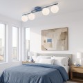 Lampa sufitowa KAIRO 4 DUSTY BLUE – błękitna, 4 × E14