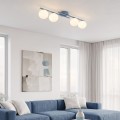 Lampa sufitowa KAIRO 4 DUSTY BLUE – błękitna, 4 × E14
