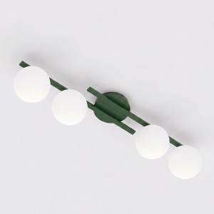 Lampa sufitowa KAIRO 4 OLIVE GREEN – oliwkowa, 4 × E14