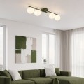 Lampa sufitowa KAIRO 4 OLIVE GREEN – oliwkowa, 4 × E14