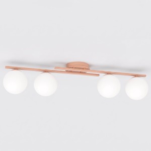 Lampa sufitowa KAIRO 4 CORAL – koralowa, 4 × E14