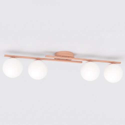 Lampa sufitowa KAIRO 4 CORAL – koralowa, 4 × E14