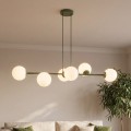 Lampa wisząca MAGNUS 6 OLIVE GREEN – oliwkowa zieleń