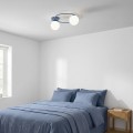 Lampa sufitowa SOPRA 2 DUSTY BLUE – błękitna, 2 × E14