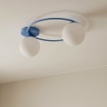 Lampa sufitowa SOPRA 2 DUSTY BLUE – błękitna, 2 × E14