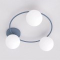 Lampa sufitowa SOPRA 3 DUSTY BLUE – błękitna, 3 × E14E