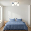 Lampa sufitowa SOPRA 3 DUSTY BLUE – błękitna, 3 × E14E
