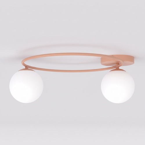 Lampa sufitowa SOPRA 2 CORAL – koralowa, 2 × E14