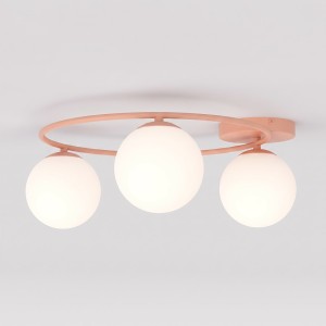 Lampa sufitowa SOPRA 3 CORAL – koralowa, 3 × E14