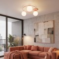 Lampa sufitowa SOPRA 3 CORAL – koralowa, 3 × E14