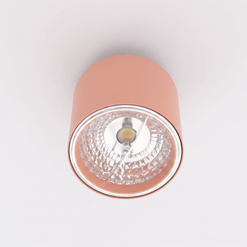 Lampa sufitowa NANO 1 CORAL – koralowa, GU10 AR111