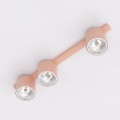 Lampa sufitowa NANO 3 CORAL – koralowa, 3 × GU10 AR111
