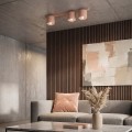 Lampa sufitowa NANO 3 CORAL – koralowa, 3 × GU10 AR111