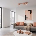 Lampa sufitowa NANO 3 CORAL – koralowa, 3 × GU10 AR111