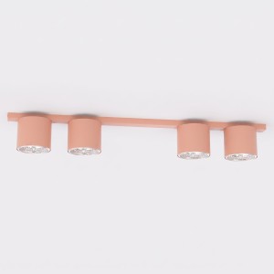 Lampa sufitowa NANO 4 CORAL – koralowa, 4 × GU10 AR111
