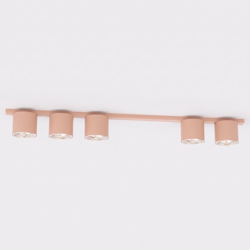Lampa sufitowa NANO 5 CORAL – koralowa, 5 × GU10 AR111