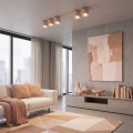 Lampa sufitowa NANO 5 CORAL – koralowa, 5 × GU10 AR111