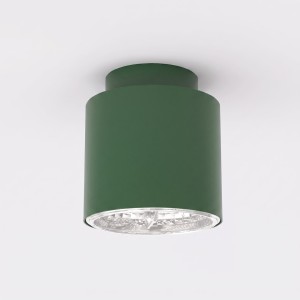 Lampa sufitowa NANO 1 OLIVE GREEN – oliwkowa, GU10 AR111