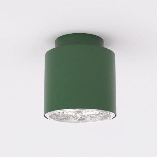 Lampa sufitowa NANO 1 OLIVE GREEN – oliwkowa, GU10 AR111