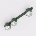 Lampa sufitowa NANO 3 OLIVE GREEN – oliwkowa, 3 × GU10 AR111