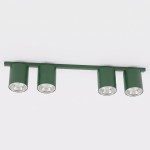 Lampa sufitowa NANO 4 OLIVE GREEN – oliwkowa, 4 × GU10 AR111