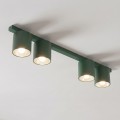 Lampa sufitowa NANO 4 OLIVE GREEN – oliwkowa, 4 × GU10 AR111