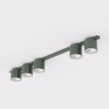 Lampa sufitowa NANO 5 OLIVE GREEN – oliwkowa, 5 × GU10 AR111