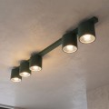 Lampa sufitowa NANO 5 OLIVE GREEN – oliwkowa, 5 × GU10 AR111
