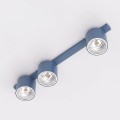 Lampa sufitowa NANO 3 DUSTY BLUE – błękitna, 3 × GU10 AR111