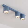 Lampa sufitowa NANO 3 DUSTY BLUE – błękitna, 3 × GU10 AR111