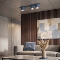 Lampa sufitowa NANO 3 DUSTY BLUE – błękitna, 3 × GU10 AR111